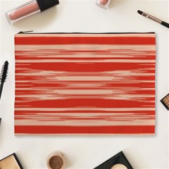 Abstract Linear Minimal Pattern Cosmetic Bag (xl) by dflcprints