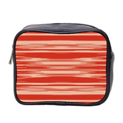 Abstract Linear Minimal Pattern Mini Toiletries Bag 2-side by dflcprints