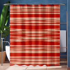 Abstract Linear Minimal Pattern Shower Curtain 60  X 72  (medium)  by dflcprints