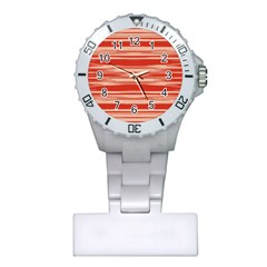 Abstract Linear Minimal Pattern Plastic Nurses Watch by dflcprints