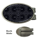 Dark Ethnic Sharp Pattern Money Clips (Oval)  Front