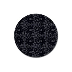 Dark Ethnic Sharp Pattern Magnet 3  (round) by dflcprints