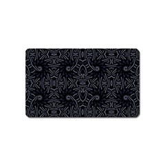 Dark Ethnic Sharp Pattern Magnet (name Card) by dflcprints