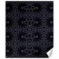 Dark Ethnic Sharp Pattern Canvas 8  X 10  by dflcprints