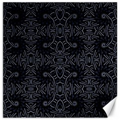 Dark Ethnic Sharp Pattern Canvas 12  X 12   by dflcprints