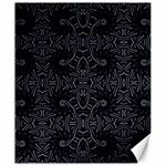 Dark Ethnic Sharp Pattern Canvas 20  x 24   19.57 x23.15  Canvas - 1