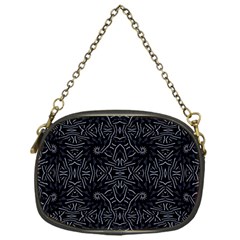 Dark Ethnic Sharp Pattern Chain Purses (one Side)  by dflcprints