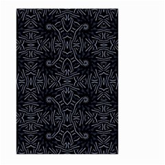 Dark Ethnic Sharp Pattern Large Garden Flag (two Sides) by dflcprints