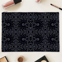 Dark Ethnic Sharp Pattern Cosmetic Bag (xxl)  by dflcprints