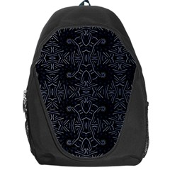 Dark Ethnic Sharp Pattern Backpack Bag by dflcprints