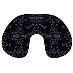 Dark Ethnic Sharp Pattern Travel Neck Pillows by dflcprints