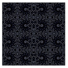 Dark Ethnic Sharp Pattern Large Satin Scarf (square) by dflcprints