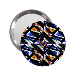 Multicolor Geometric Abstract Pattern 2 25  Handbag Mirrors by dflcprints