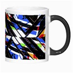 Multicolor Geometric Abstract Pattern Morph Mugs Right