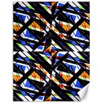 Multicolor Geometric Abstract Pattern Canvas 18  x 24   17.8 x23.08  Canvas - 1