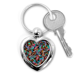 5 4 1 9 Key Chains (heart)  by ArtworkByPatrick