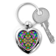 Pattern-854 Key Chains (heart)  by ArtworkByPatrick