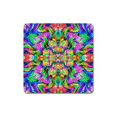 Pattern-854 Square Magnet by ArtworkByPatrick