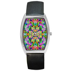 Pattern-854 Barrel Style Metal Watch by ArtworkByPatrick