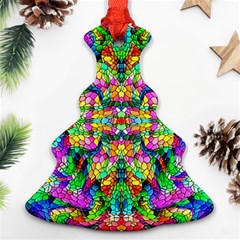 Pattern-854 Ornament (christmas Tree)  by ArtworkByPatrick