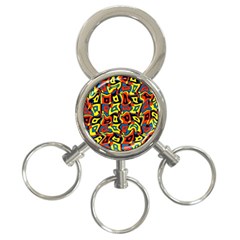 Pattern-3 3-ring Key Chains by ArtworkByPatrick