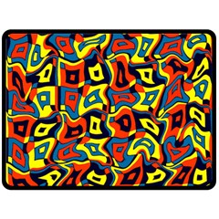 Pattern-3 Fleece Blanket (large) 