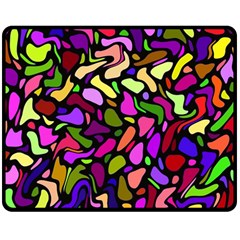 P 853 Double Sided Fleece Blanket (medium)  by ArtworkByPatrick