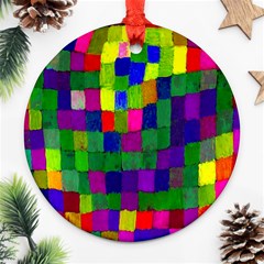 P 791 Round Ornament (two Sides) by ArtworkByPatrick