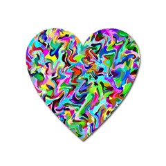 Artwork By Patrick-pattern-9 Heart Magnet by ArtworkByPatrick