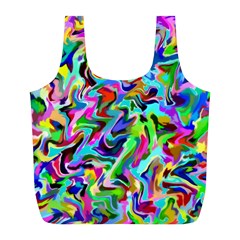 Artwork By Patrick-pattern-9 Full Print Recycle Bags (l)  by ArtworkByPatrick