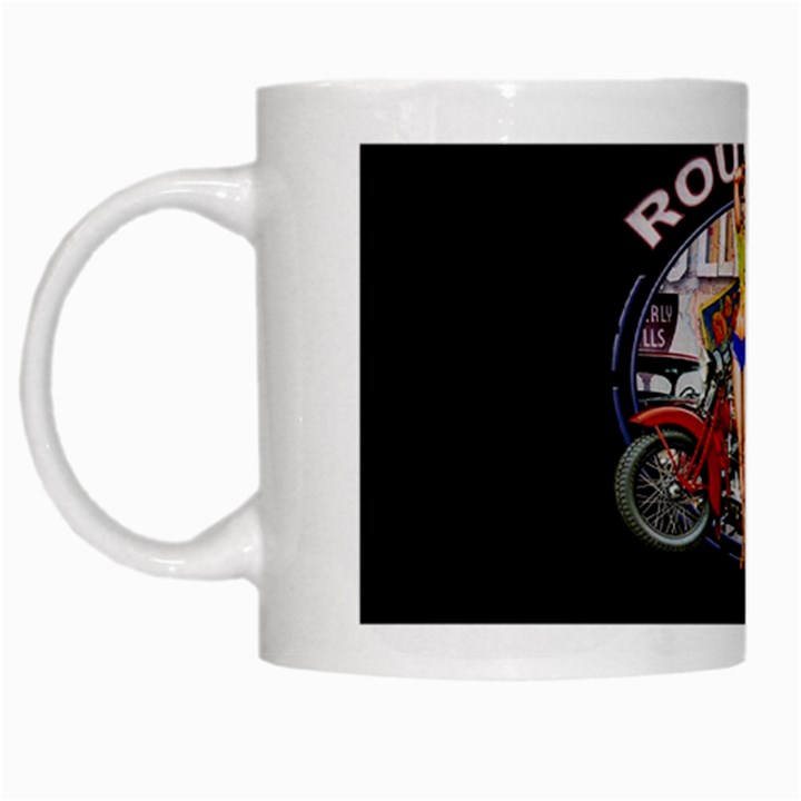 Route 66 White Mugs