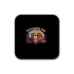 Route 66 Rubber Coaster (square)  by ArtworkByPatrick