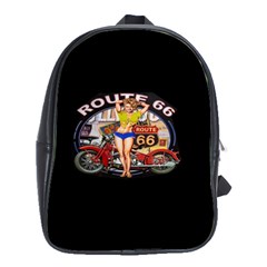 Route 66 School Bag (large) by ArtworkByPatrick