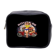 Route 66 Mini Toiletries Bag 2-side by ArtworkByPatrick