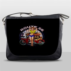 Route 66 Messenger Bags by ArtworkByPatrick