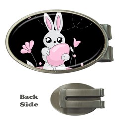 Easter Bunny  Money Clips (oval)  by Valentinaart