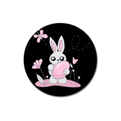 Easter Bunny  Magnet 3  (round) by Valentinaart