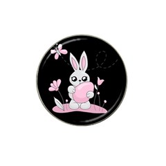 Easter Bunny  Hat Clip Ball Marker (4 Pack) by Valentinaart