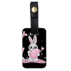 Easter Bunny  Luggage Tags (one Side)  by Valentinaart