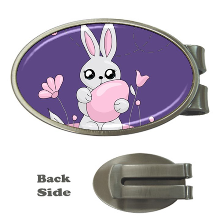 Easter bunny  Money Clips (Oval) 