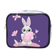 Easter Bunny  Mini Toiletries Bags by Valentinaart