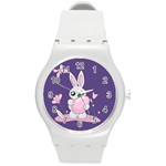 Easter bunny  Round Plastic Sport Watch (M) Front