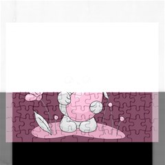 Easter Bunny  Rectangular Jigsaw Puzzl by Valentinaart