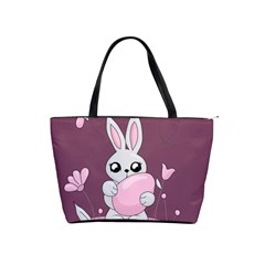 Easter Bunny  Shoulder Handbags by Valentinaart