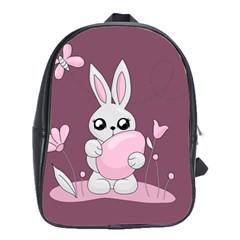 Easter Bunny  School Bag (large) by Valentinaart