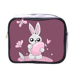 Easter Bunny  Mini Toiletries Bags by Valentinaart