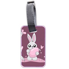 Easter Bunny  Luggage Tags (two Sides) by Valentinaart