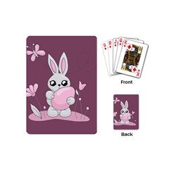 Easter Bunny  Playing Cards (mini)  by Valentinaart