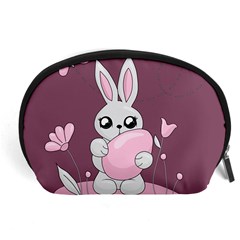 Easter Bunny  Accessory Pouches (large)  by Valentinaart