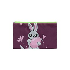 Easter Bunny  Cosmetic Bag (xs) by Valentinaart